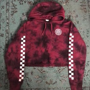 cropped vans sweatshirt